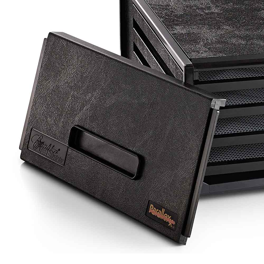 Excalibur Dörrgerät 4 Einschübe, Analog, ohne Timer, schwarze Tür