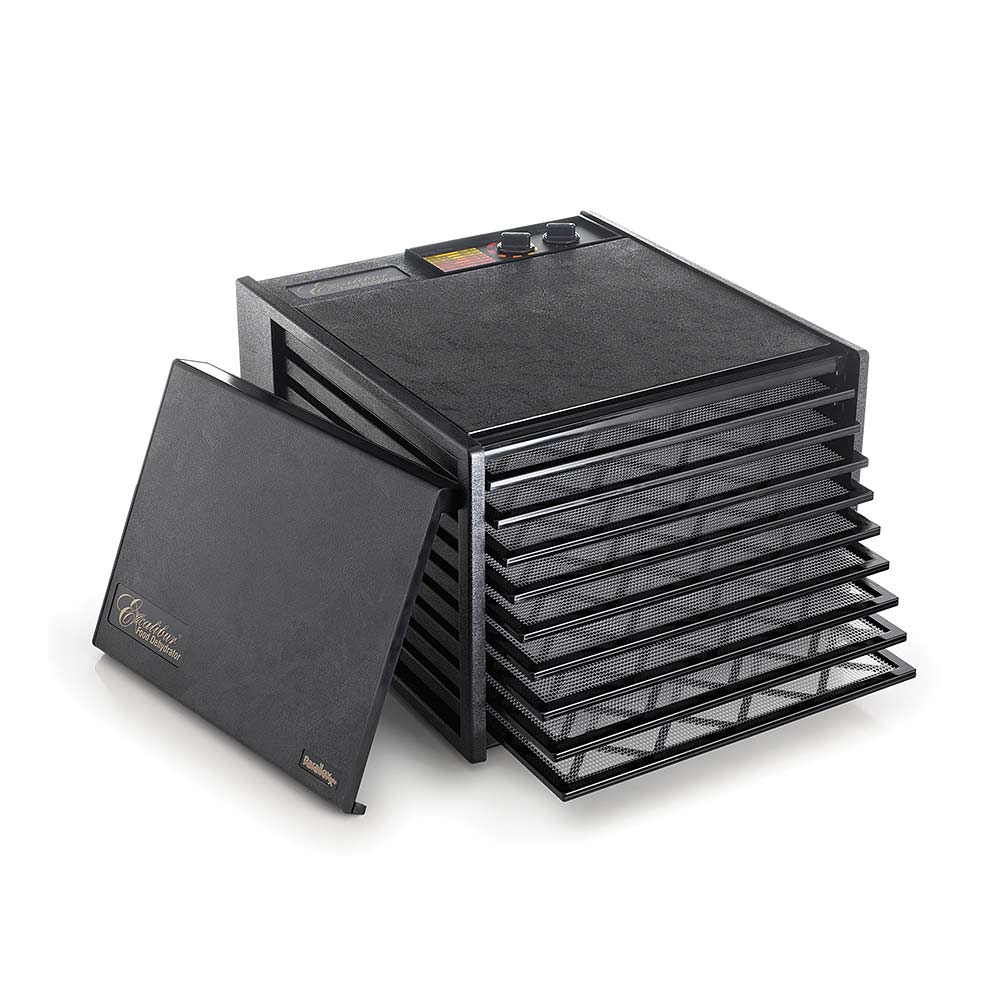 Excalibur-Doergeraet_EX4926B-01 Excalibur Dörrgerät 9 Einschübe, Analog, 26 Stunden Timer, schwarze Tür