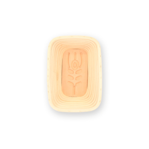 Gärkorb mit Motiv Ähre eckig 0,5 kg