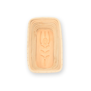 Gärkorb mit Motiv Ähre eckig 0,75 kg