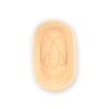 Gärkorb mit Motiv Biene oval lang 1 kg