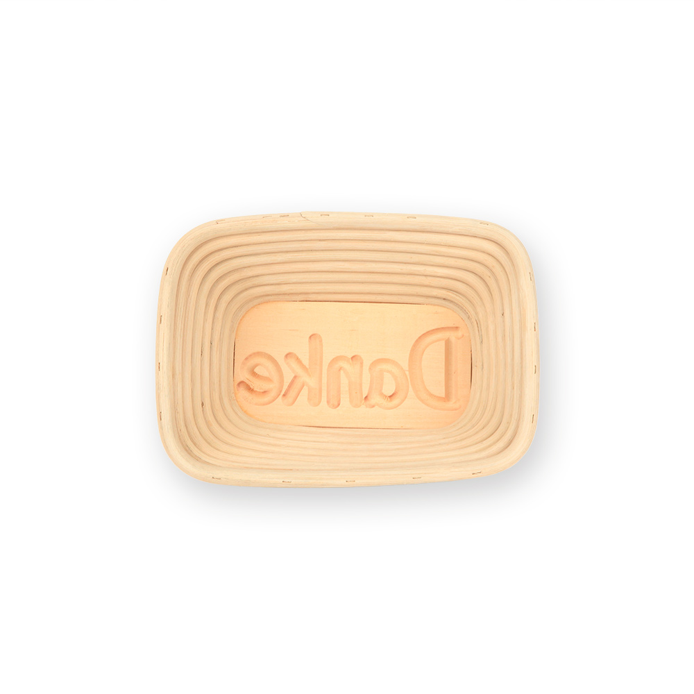 Peddigrohrkorb Danke eckig 05kg