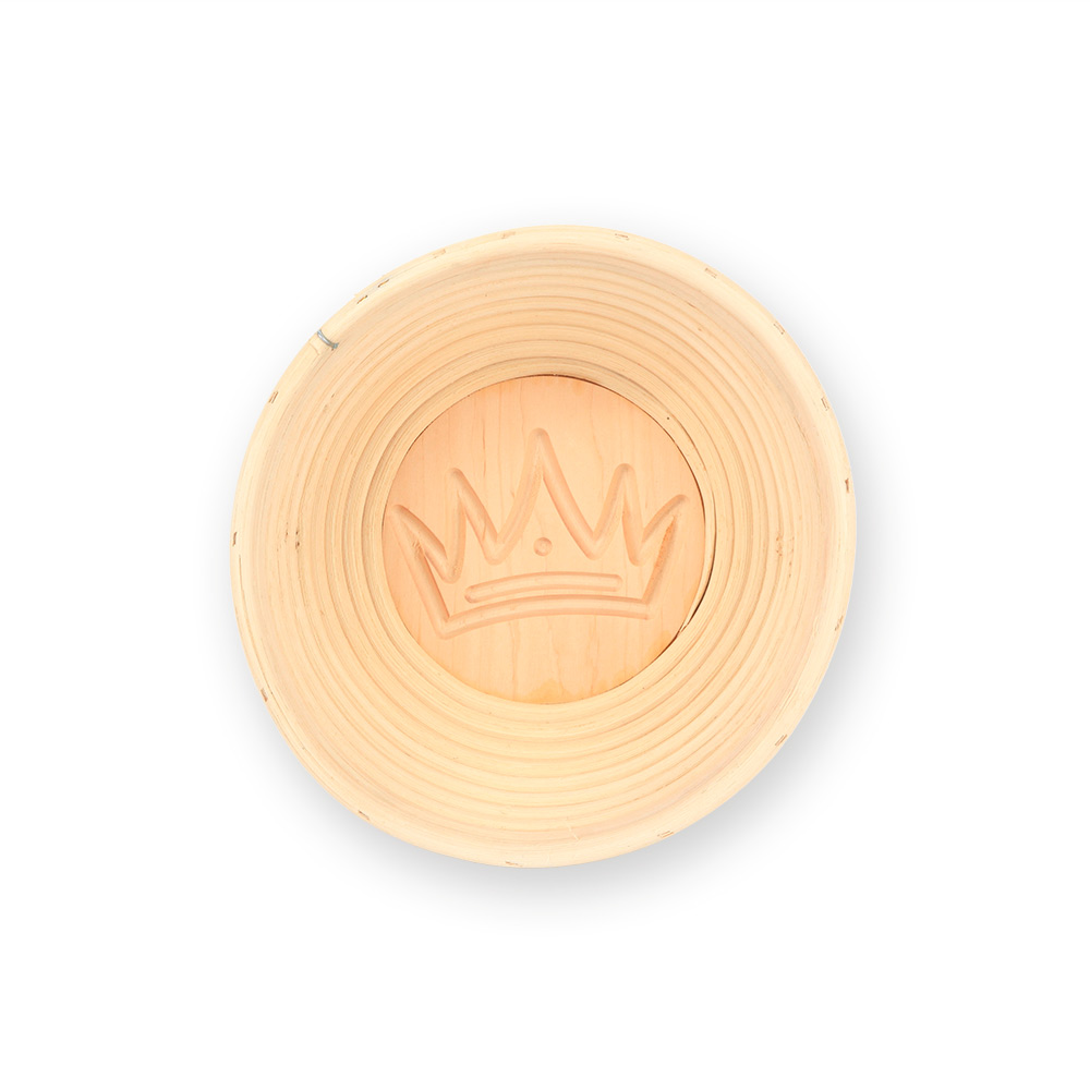 Peddigrohrkorb Krone rund 075kg