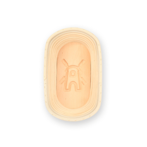 Gärkorb Motiv Mühle, oval 1 kg