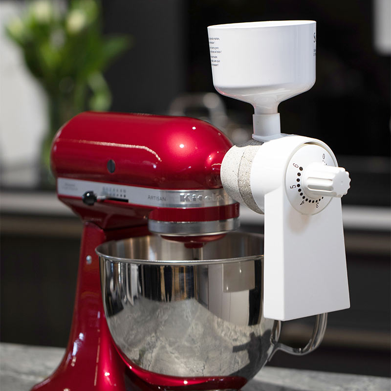 Getreidemuehlen-Vorsatz-KitchenAid-2-476241 Getreidemühlenvorsatz mit Steinmahlwerk für KitchenAid