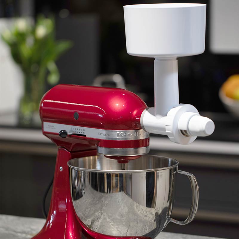 Stahlmahl-Vorsatz für KitchenAid Küchenmaschine