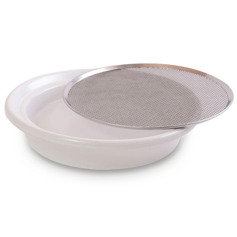 Eschenfelder-Kressesieb-16cm-Farbe-weiß-330448 Eschenfelder Kressesieb, Keramik Weiß, 16 cm ø